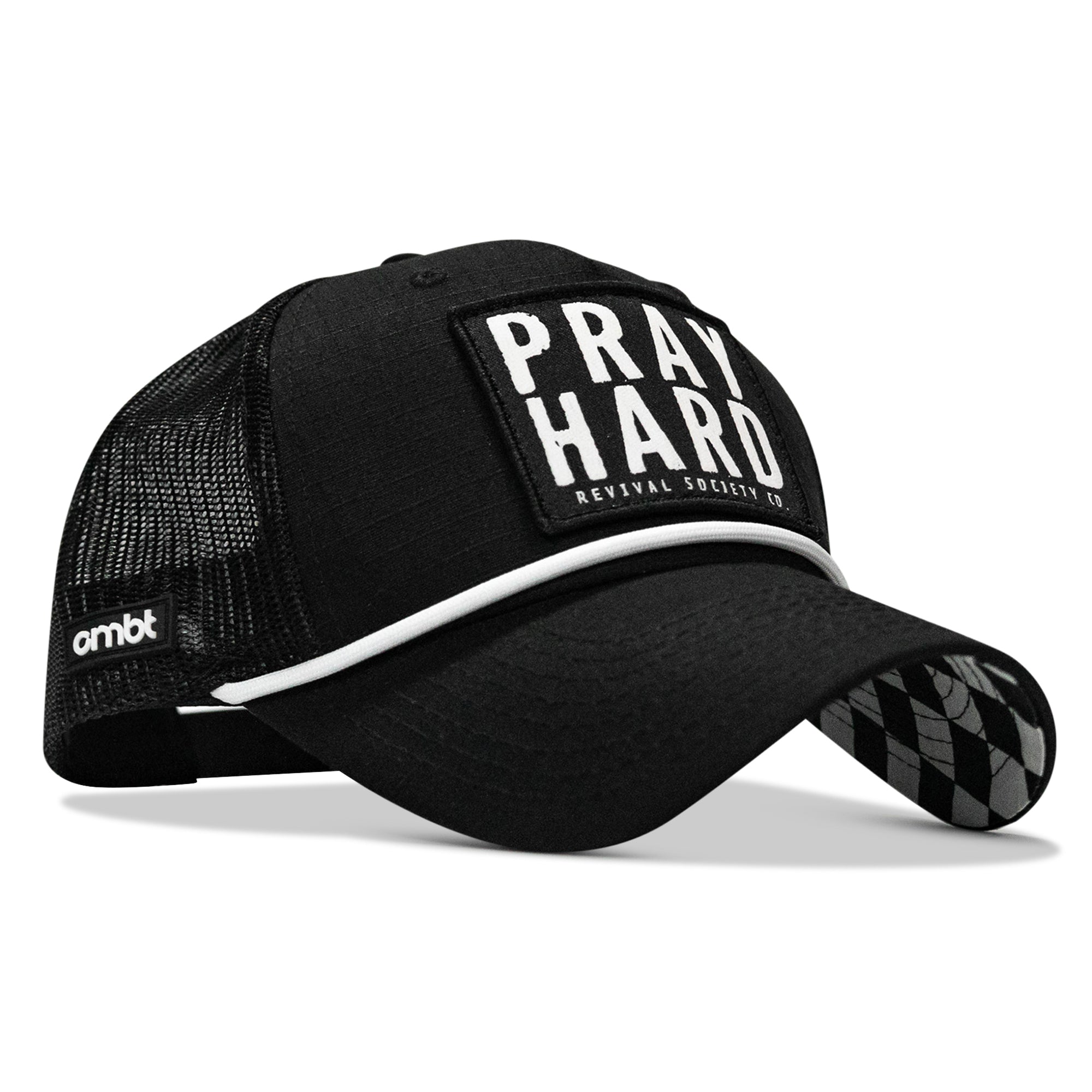 Pray Hard Patch Rope Snapback Hat