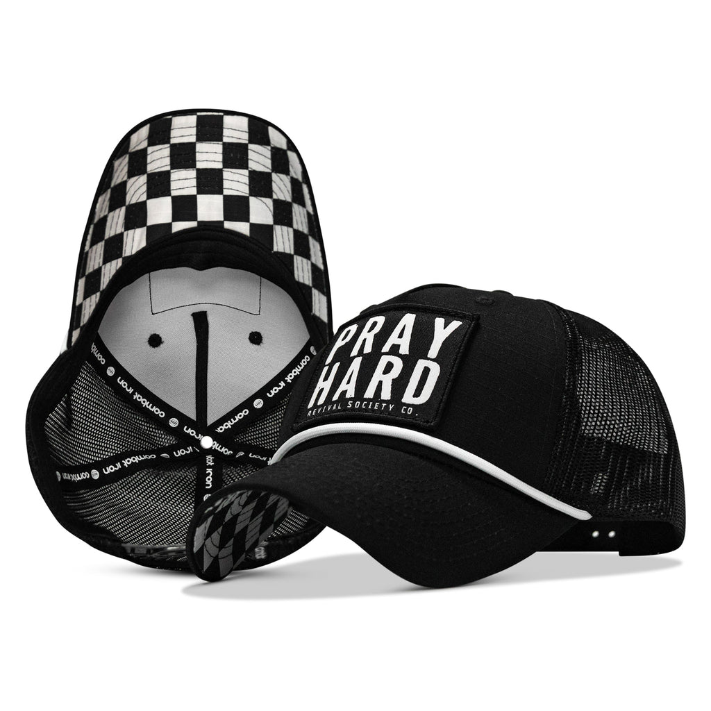 Pray Hard Patch Rope Snapback Hat