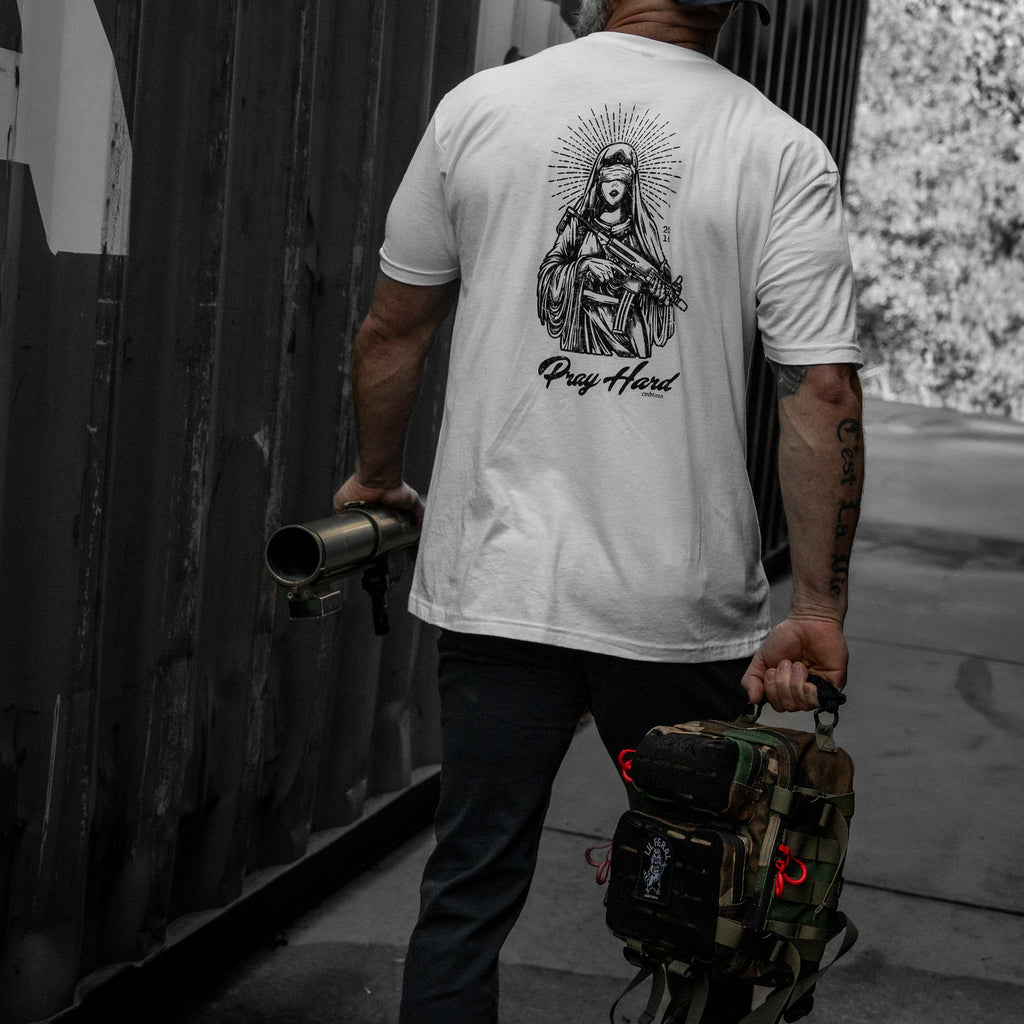 Pray Hard Men's T-Shirt