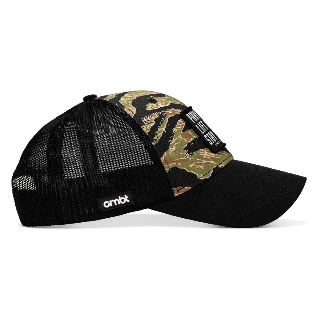 Pray Hard. Lift Heavy. Stay Deadly. Patch Original Ripstop Snapback Hat