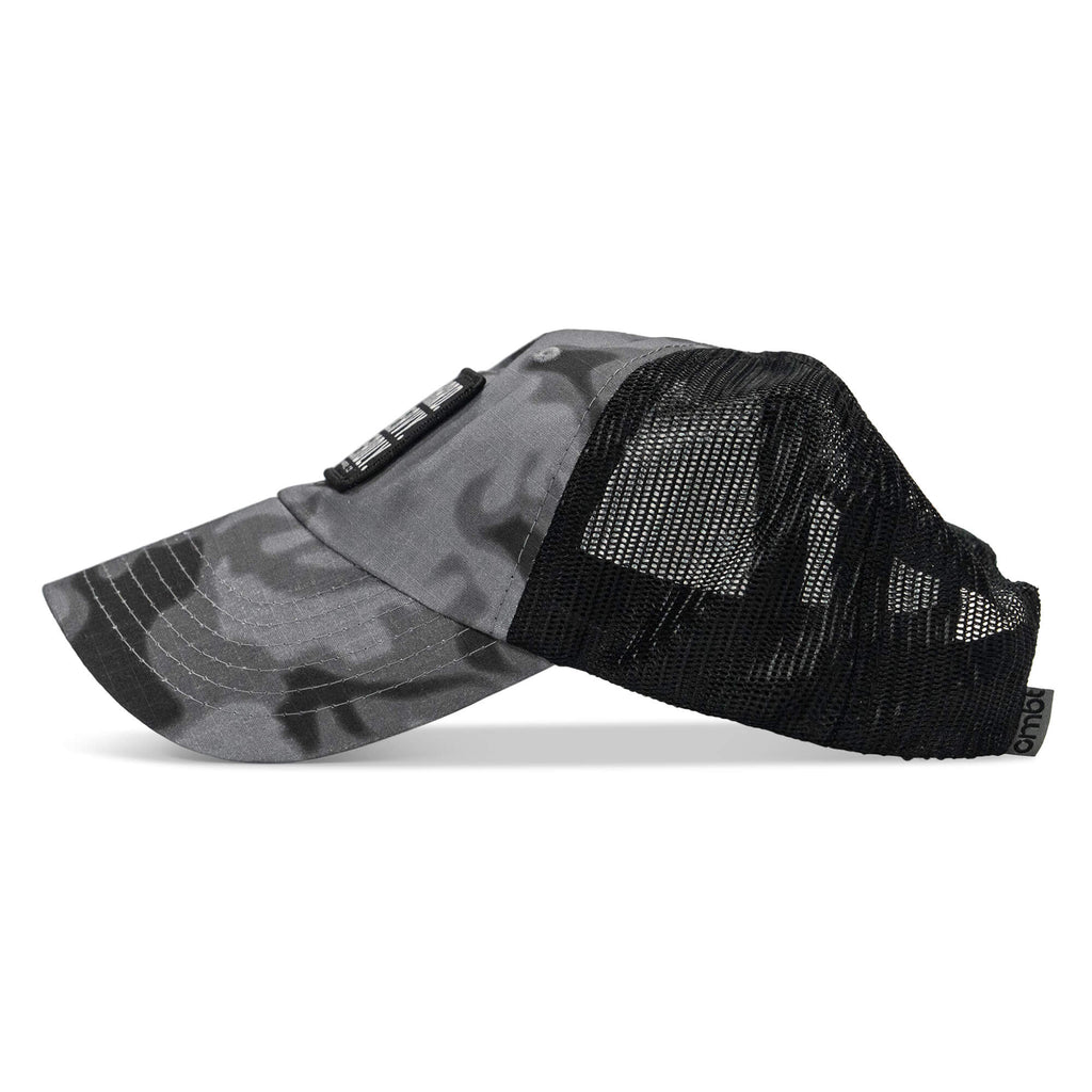 Pray Hard. Lift Heavy. Stay Deadly. Patch Tactical Ripstop Mesh Snapback Hat