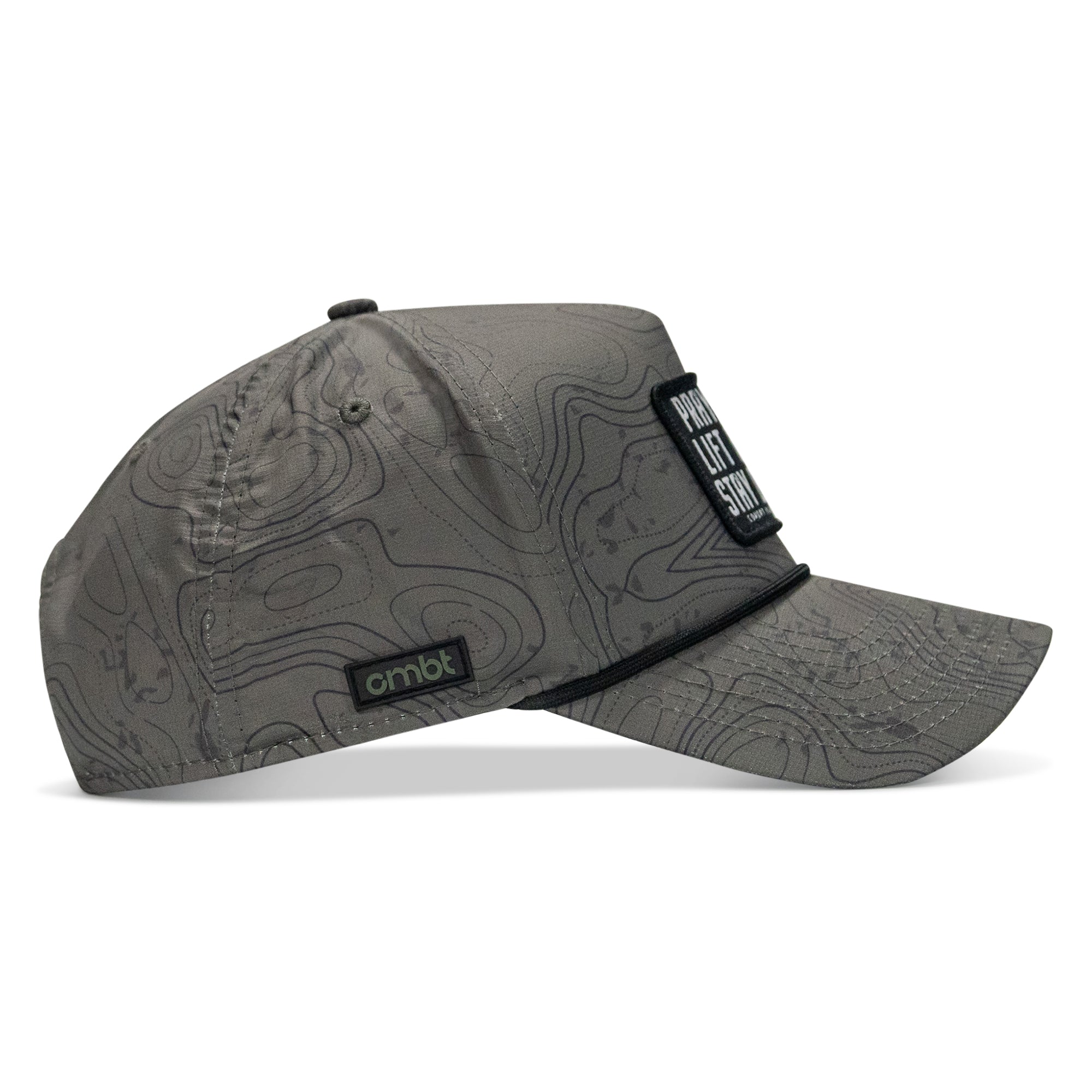Pray Hard. Lift Heavy. Stay Deadly. Patch Waterproof Weekender Snapback