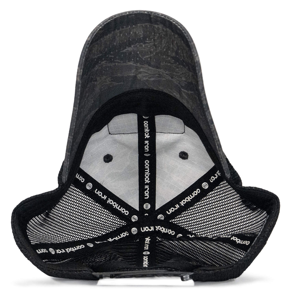 Pray Hard. Lift Heavy. Stay Deadly. Patch Tactical Ripstop Mesh Snapback Hat
