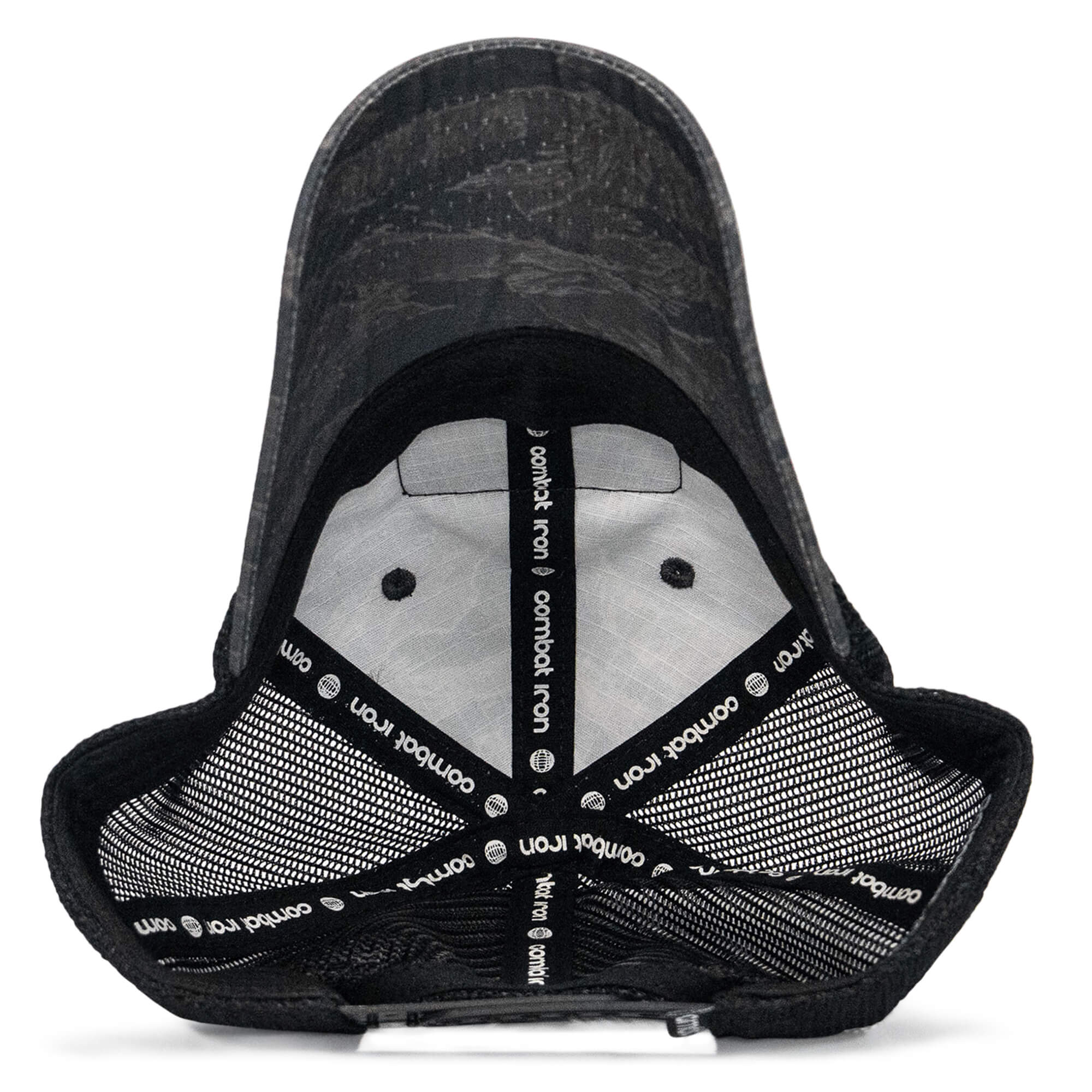 Pray Hard. Lift Heavy. Stay Deadly. Patch Tactical Ripstop Mesh Snapback Hat