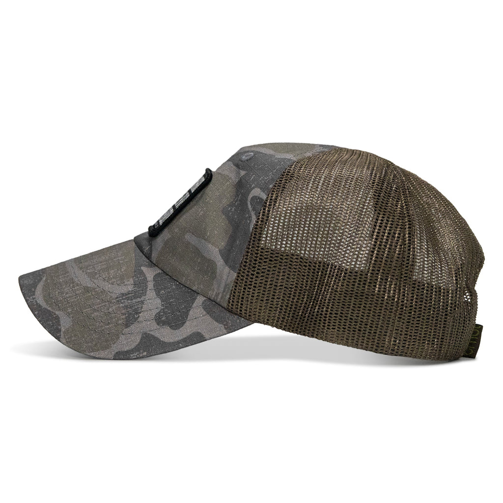 Pray Hard. Lift Heavy. Stay Deadly. Patch Tactical Ripstop Mesh Snapback Hat