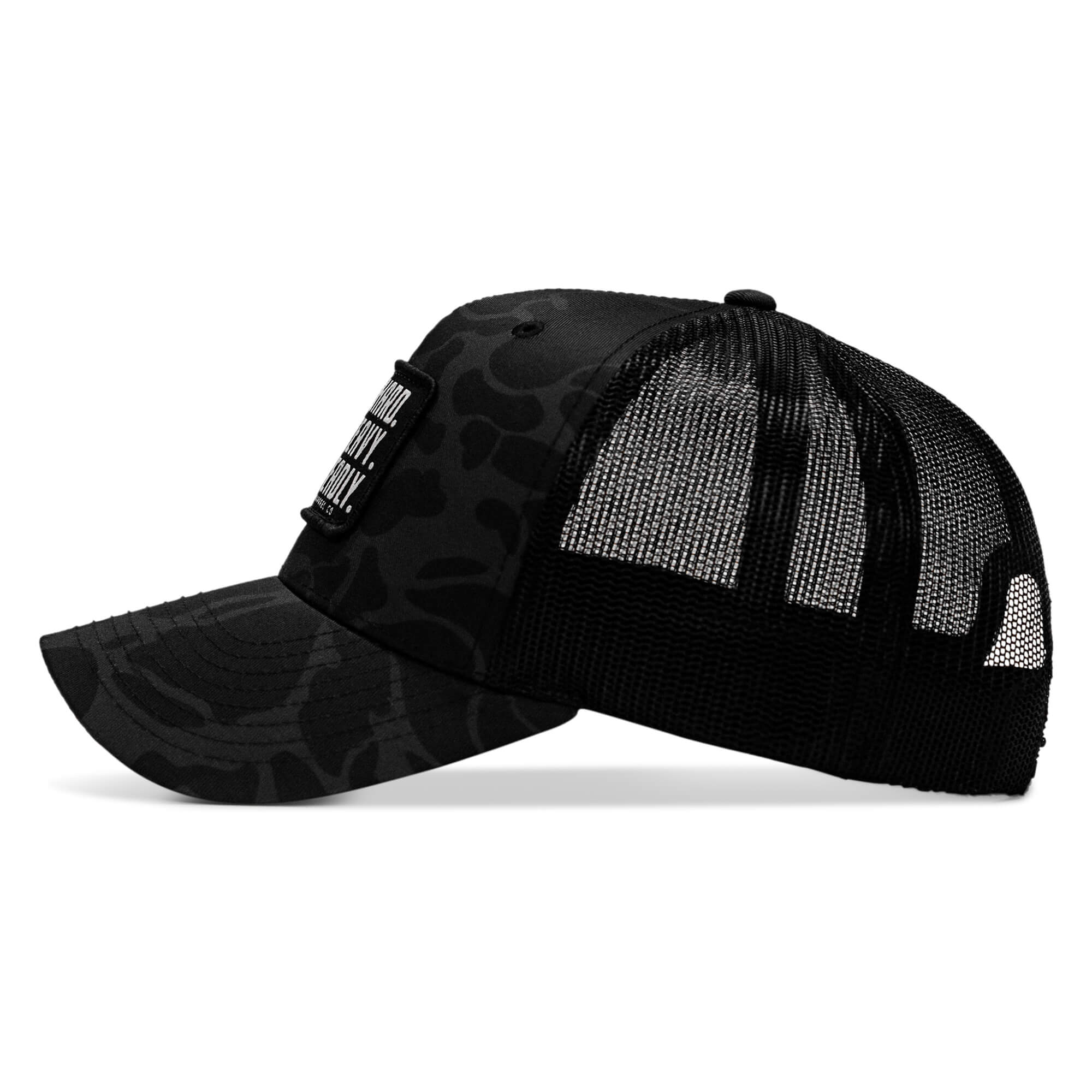 Pray Hard. Lift Heavy. Stay Deadly. Patch Snapback