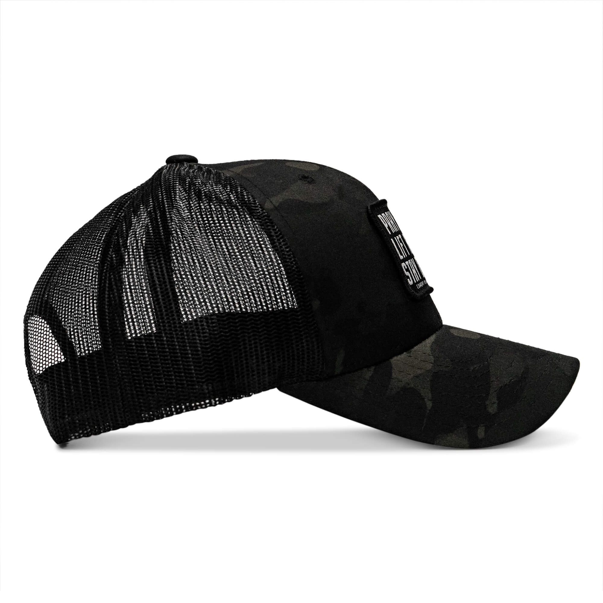 Pray Hard. Lift Heavy. Stay Deadly. Patch Snapback