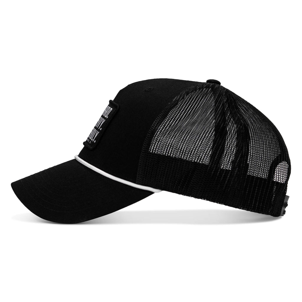Pray Hard. Lift Heavy. Stay Deadly. Patch Rope Snapback Hat
