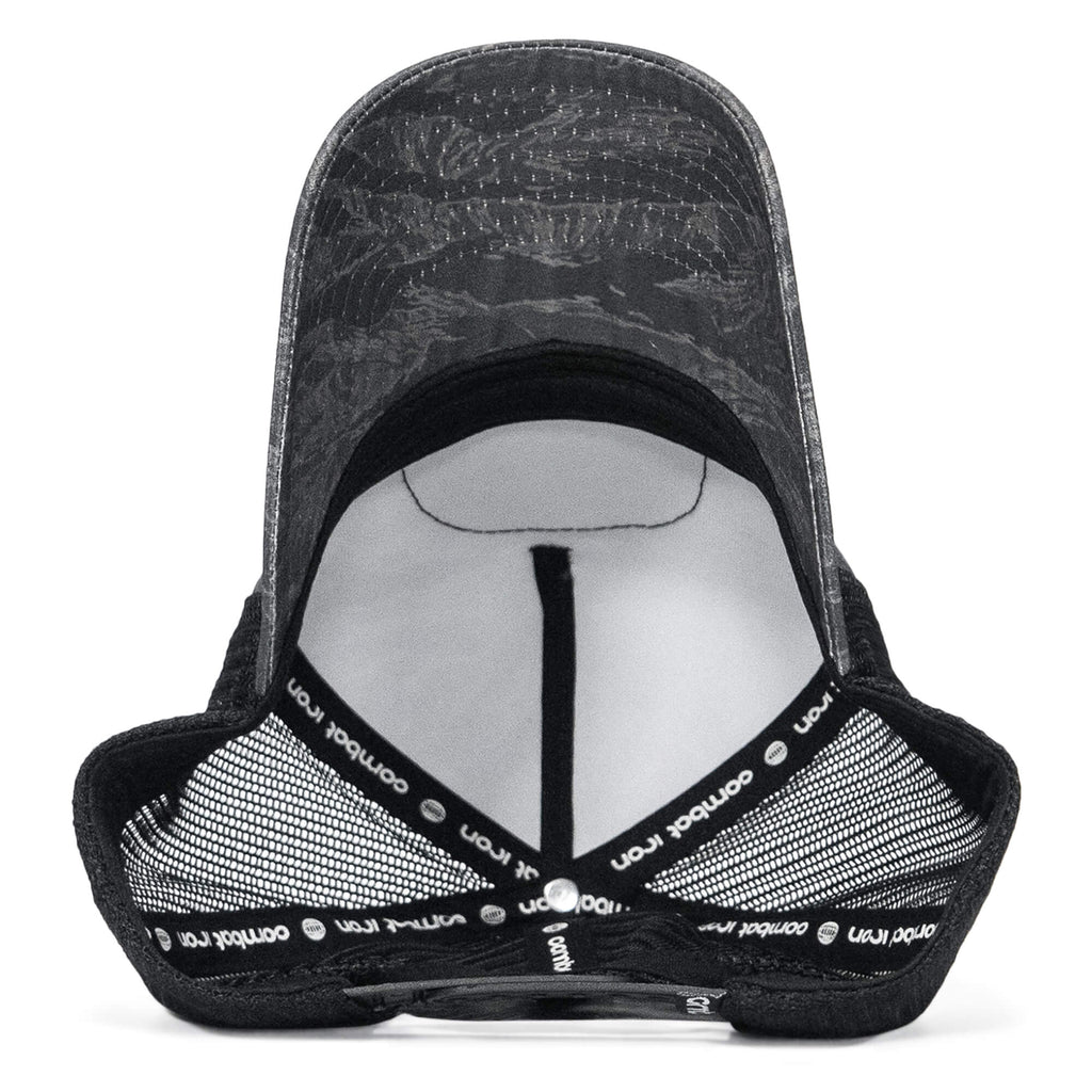 Pray Hard. Lift Heavy. Stay Deadly. Patch Five Panel Breacher Snapback Hat