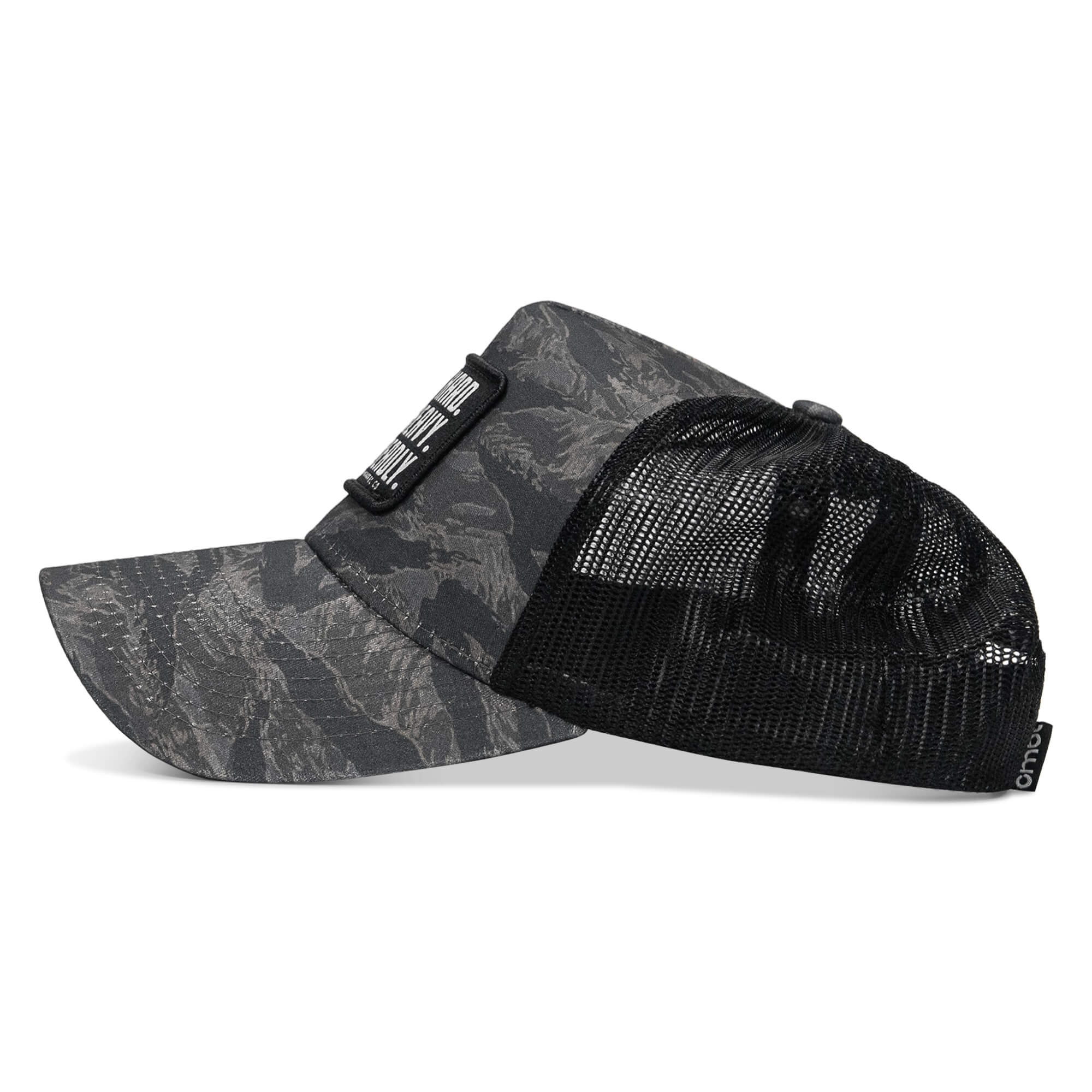 Pray Hard. Lift Heavy. Stay Deadly. Patch Five Panel Breacher Snapback Hat