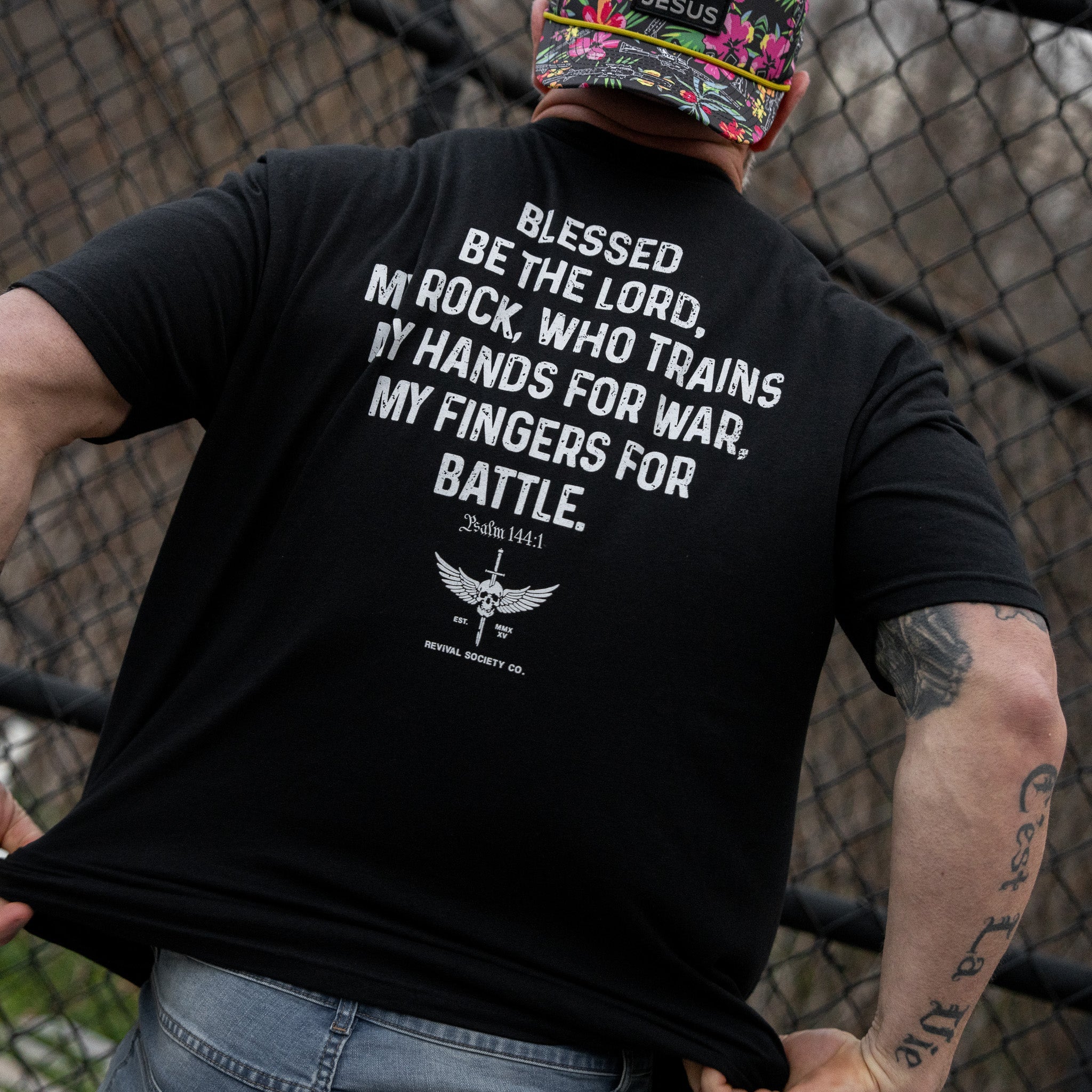 Psalm 144:1 Men's T-Shirt