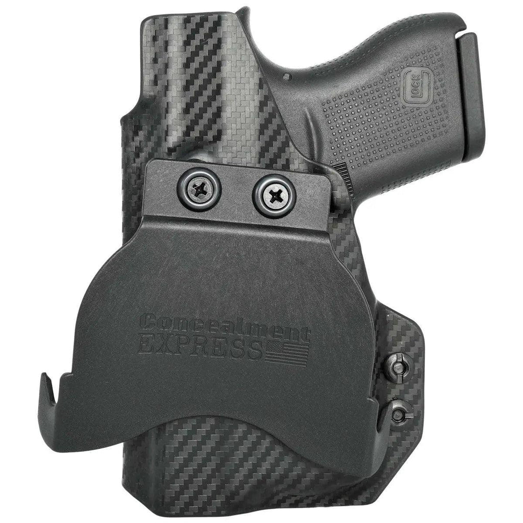 Paddle Holster fits: Glock 43X TLR6