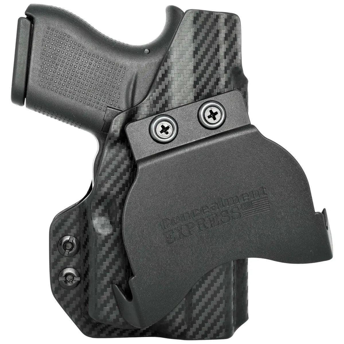 Paddle Holster fits: Glock 43X TLR6