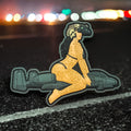 Lady Thunderbolt - 4"x 3" PVC Velcro Morale Patch