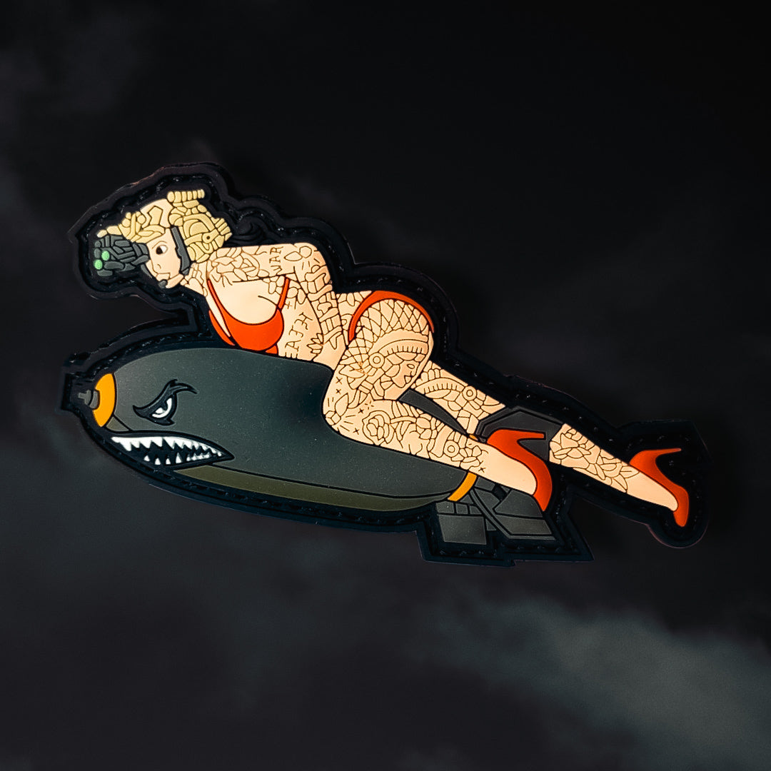 Rocket Recon - 3" x 4" - PVC Velcro Morale Patch