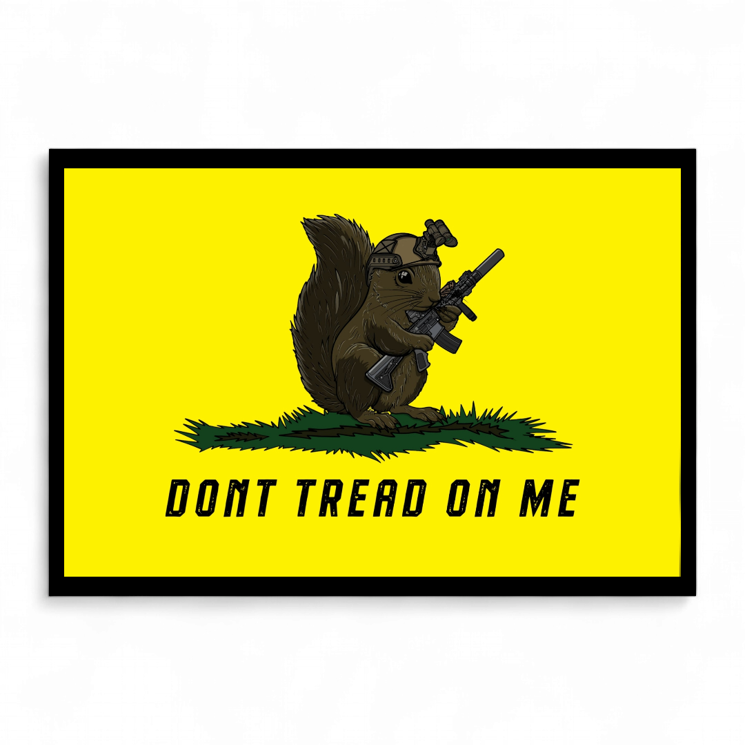 Peanut (Don't Tread On Me) -2" x 3" Sublimation Velcro Morale Patch