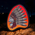 Warriors Chief - 4" x 3" Sublimation Velcro Morale Patch