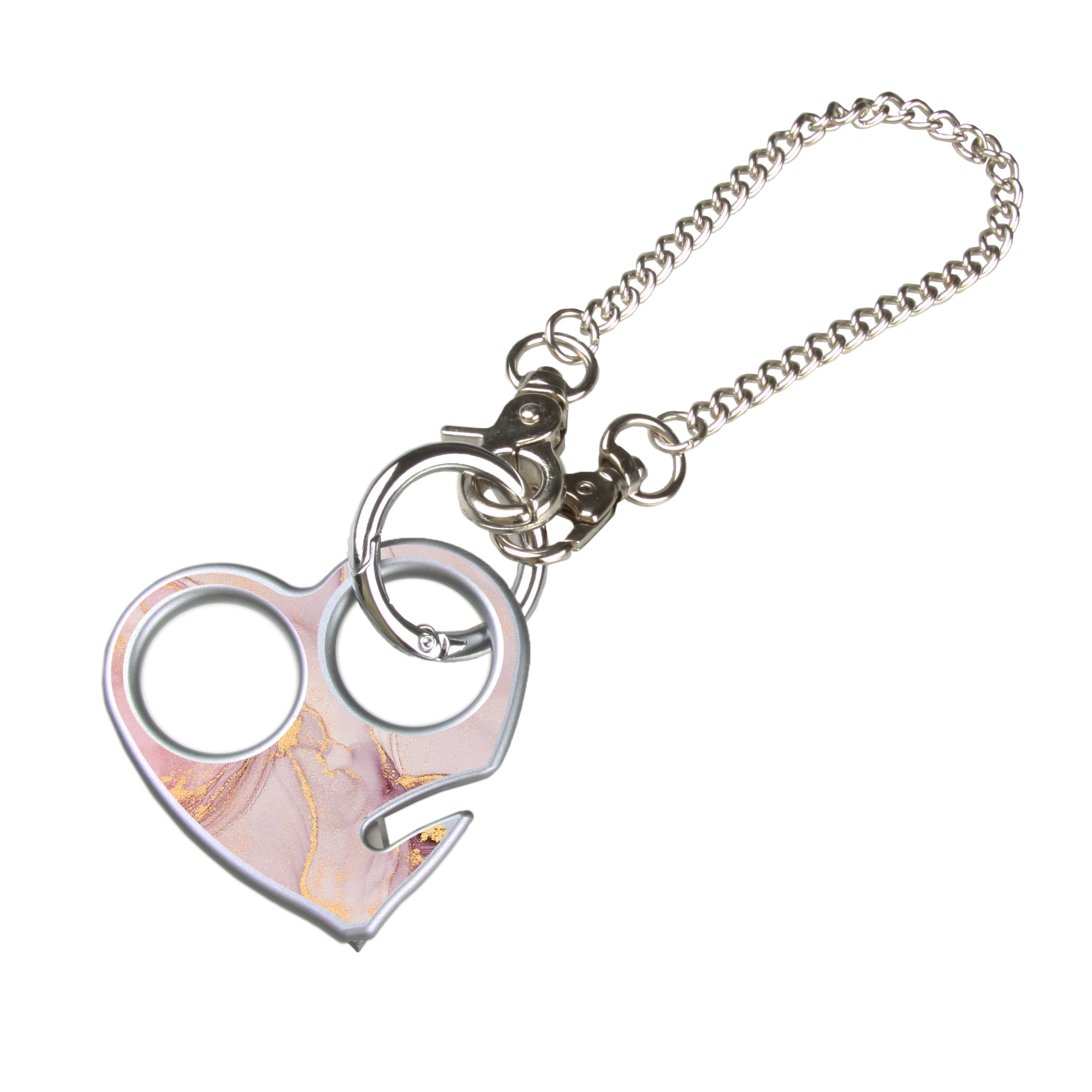 Stinger Sweetheart Self-Defense Keychain, Mini EDC Emergency Tool, Glass Breaker, Seatbelt Cutter, Car Rearview Mirror Pendant Décor