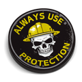 Use Protection Hard Hat Sticker