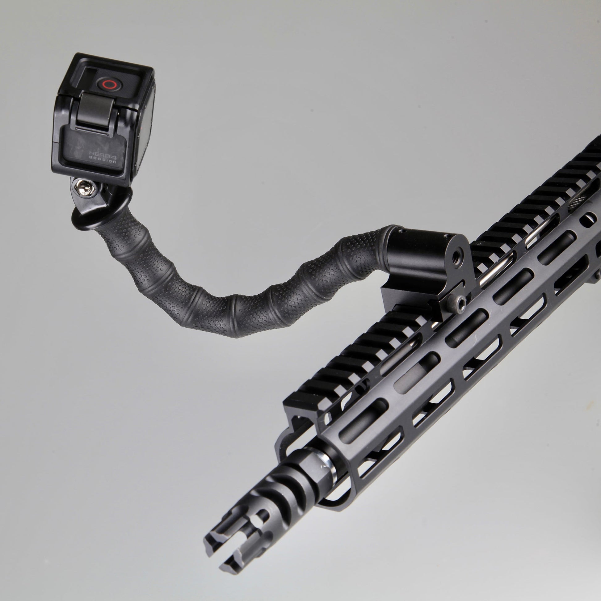 Stinger Python Action Camera Flexible Arm and Rail Mount For Picatinny and Weaver Rail System
