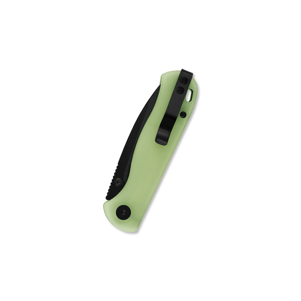 QSP Ferret Black Nitro V Glow in the Dark Resin Liner Lock Folding Knife