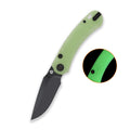 QSP Coyote Black Nitro V Glow in the Dark G10 Folding Knife