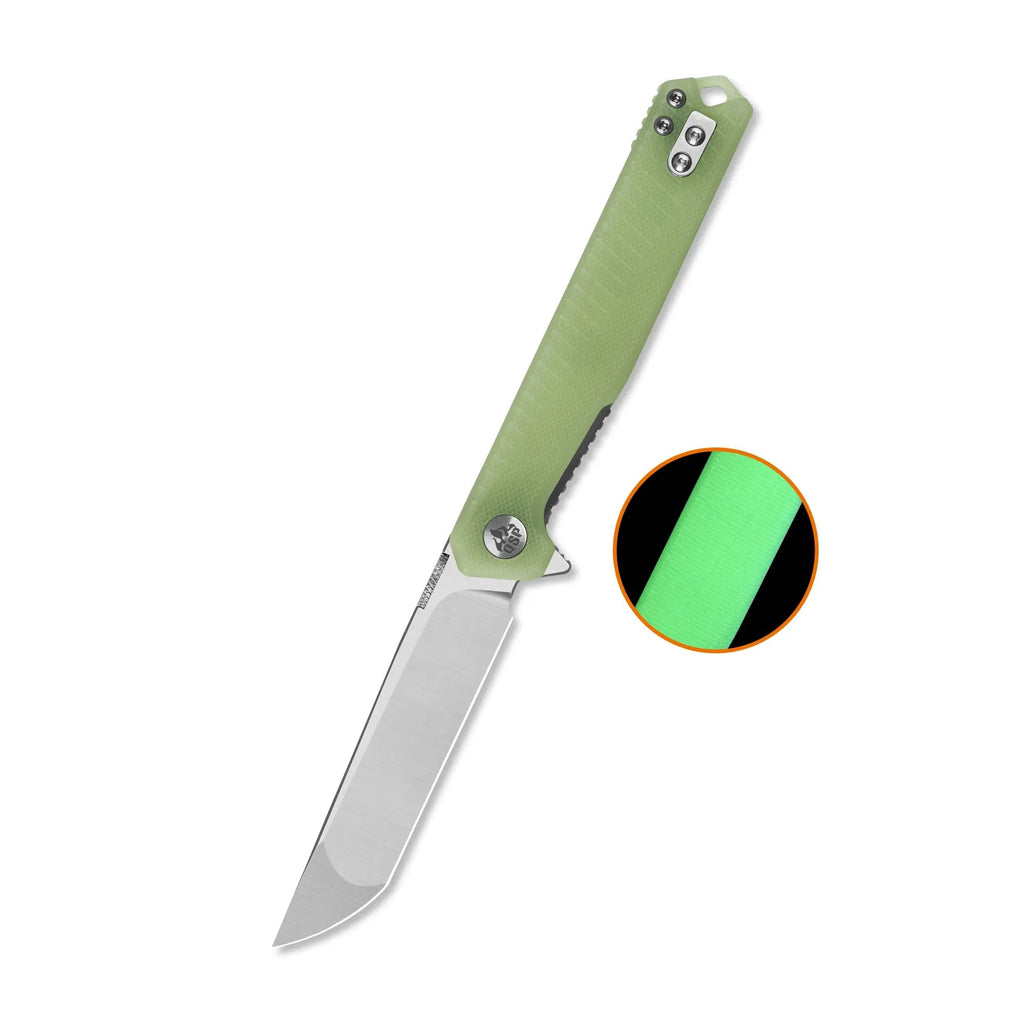 QSP Mantis Nitro V G10 Tanto Glow in the Dark G10 Folding Knife