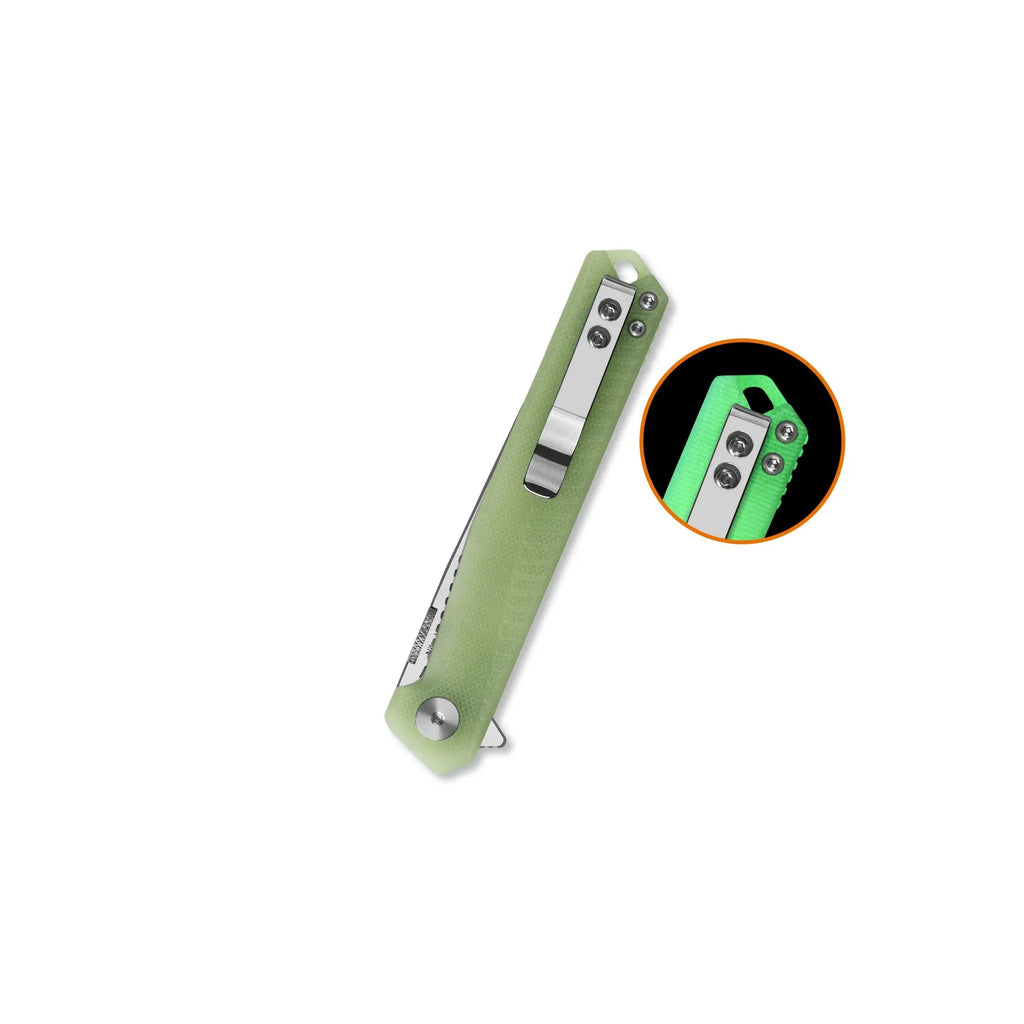 QSP Mantis Nitro V G10 Tanto Glow in the Dark G10 Folding Knife