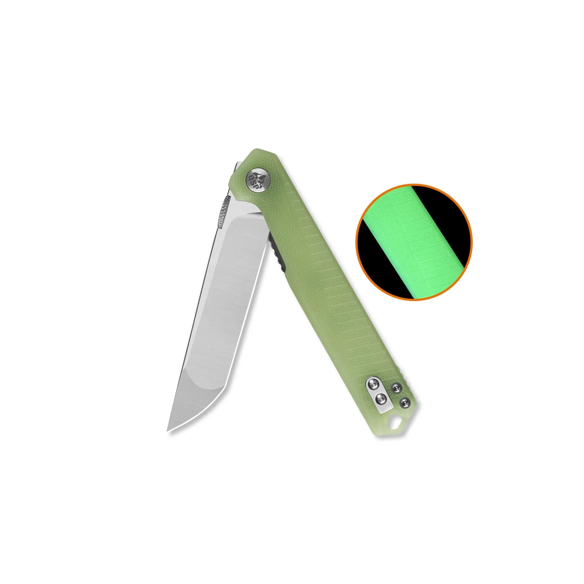 QSP Mantis Nitro V G10 Tanto Glow in the Dark G10 Folding Knife