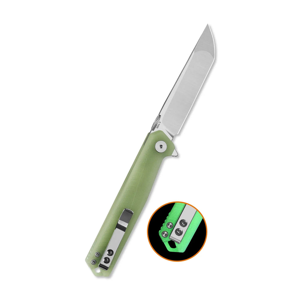 QSP Mantis Nitro V G10 Tanto Glow in the Dark G10 Folding Knife