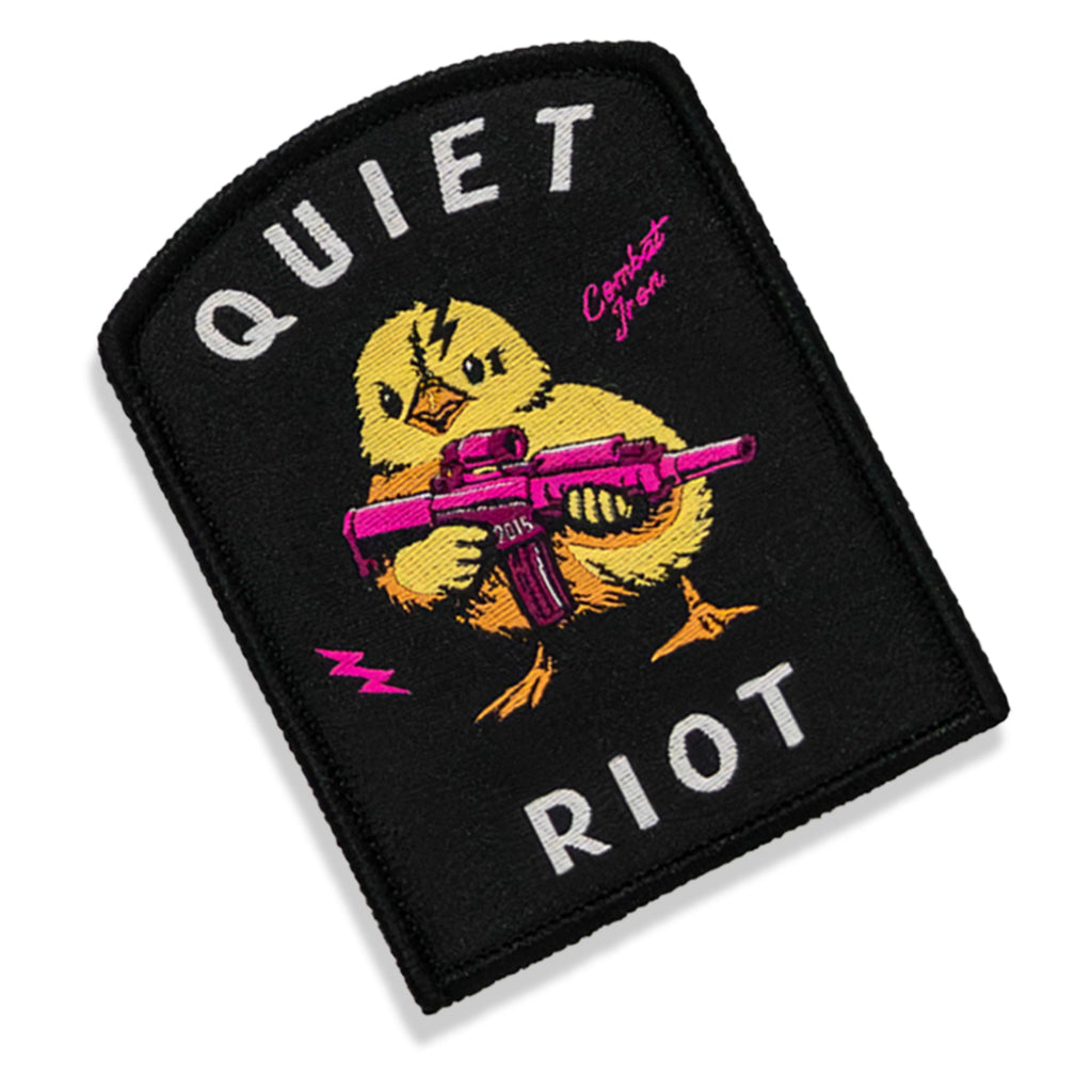 Quiet Riot Duck Velcro Patch