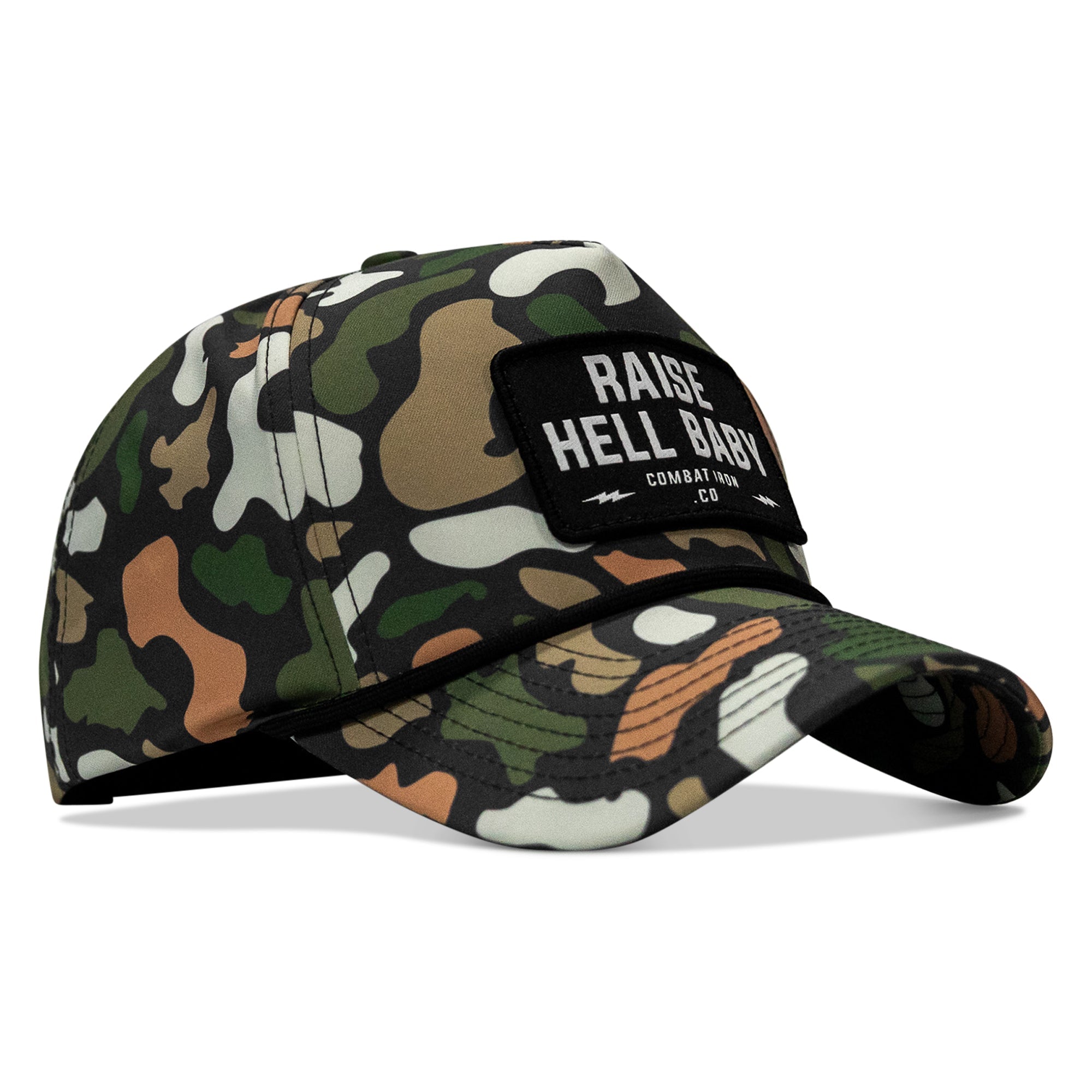 Raise Hell Baby Patch 5 Pannel Snapback