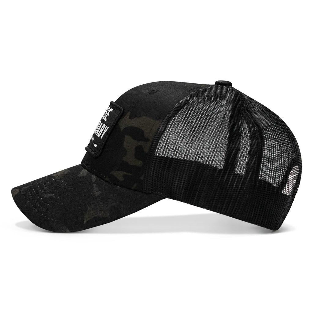 Raise Hell Baby Patch Snapback Hat