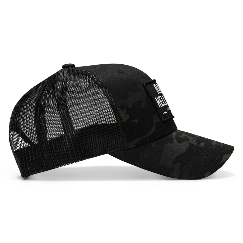 Raise Hell Baby Patch Snapback Hat
