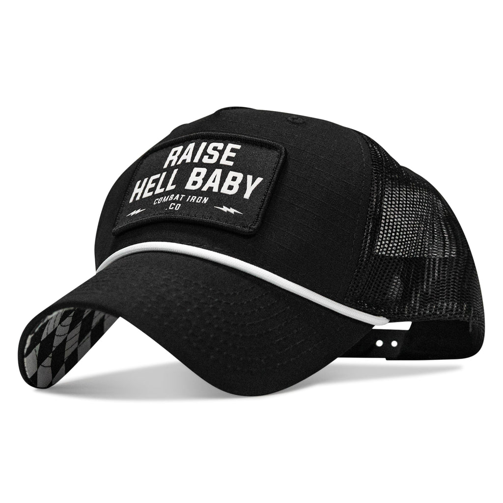 Raise Hell Baby Patch Rope Snapback Hat