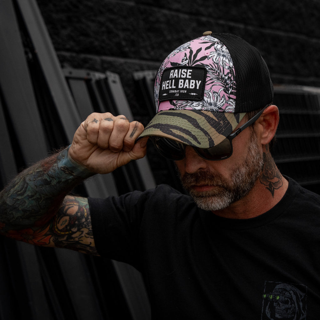 Raise Hell Baby Patch Original Ripstop Snapback Hat
