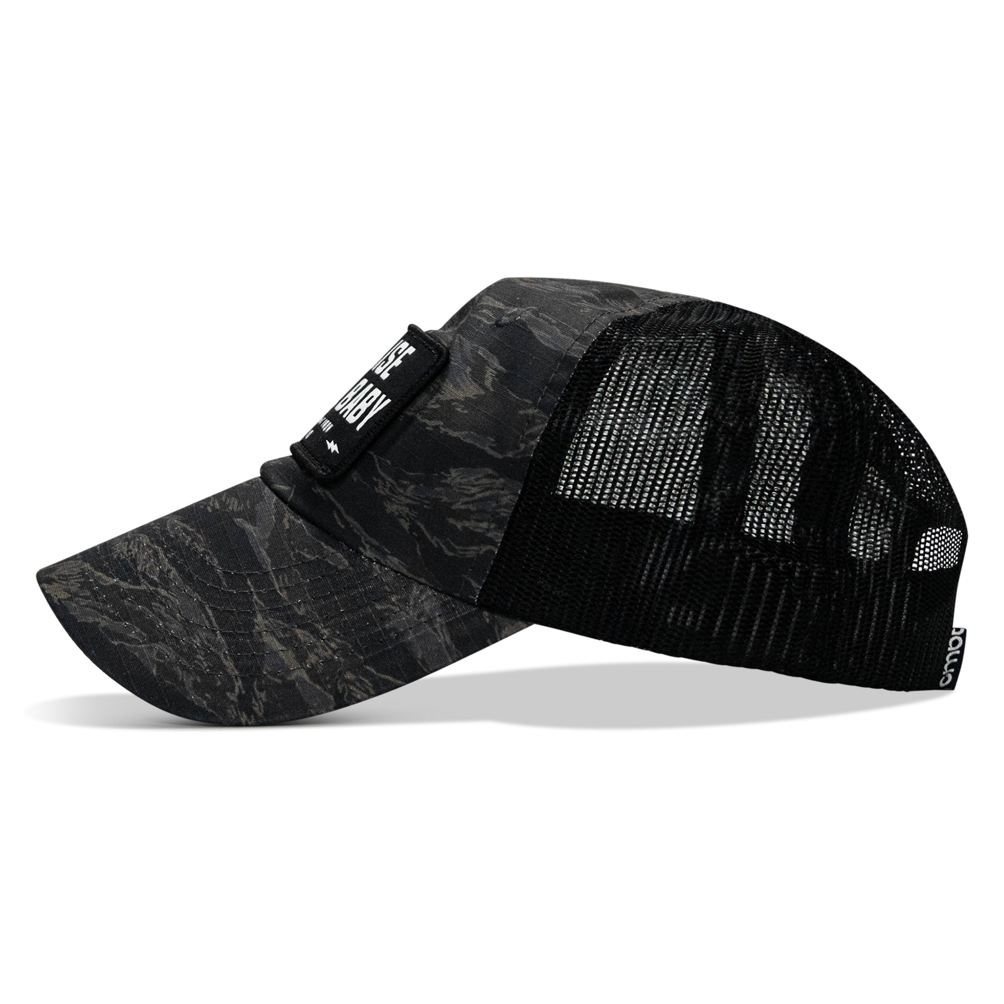 Raise Hell Baby Patch Tactical Ripstop Mesh Snapback Hat