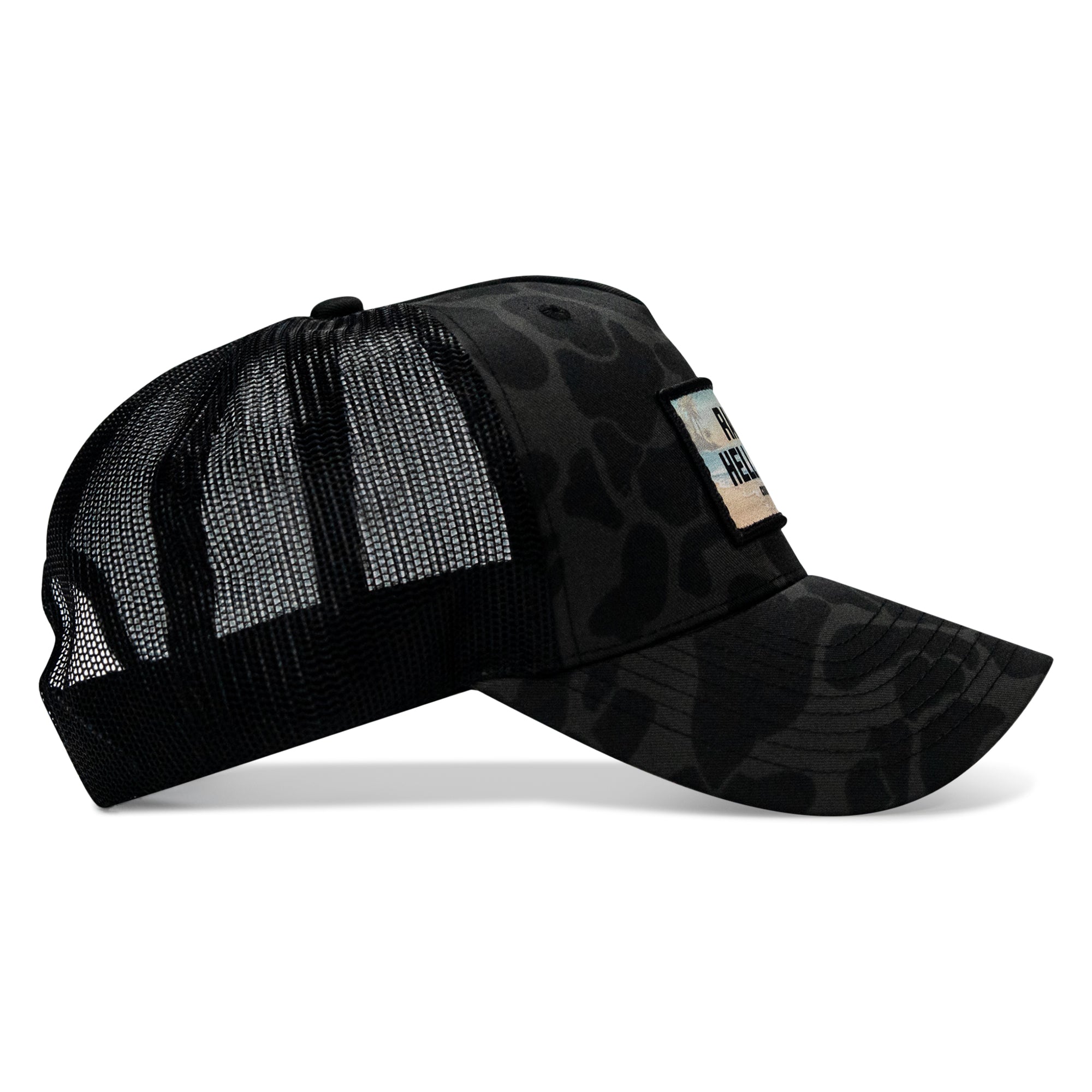 Raise Hell Baby Sunset Patch Snapback Hat