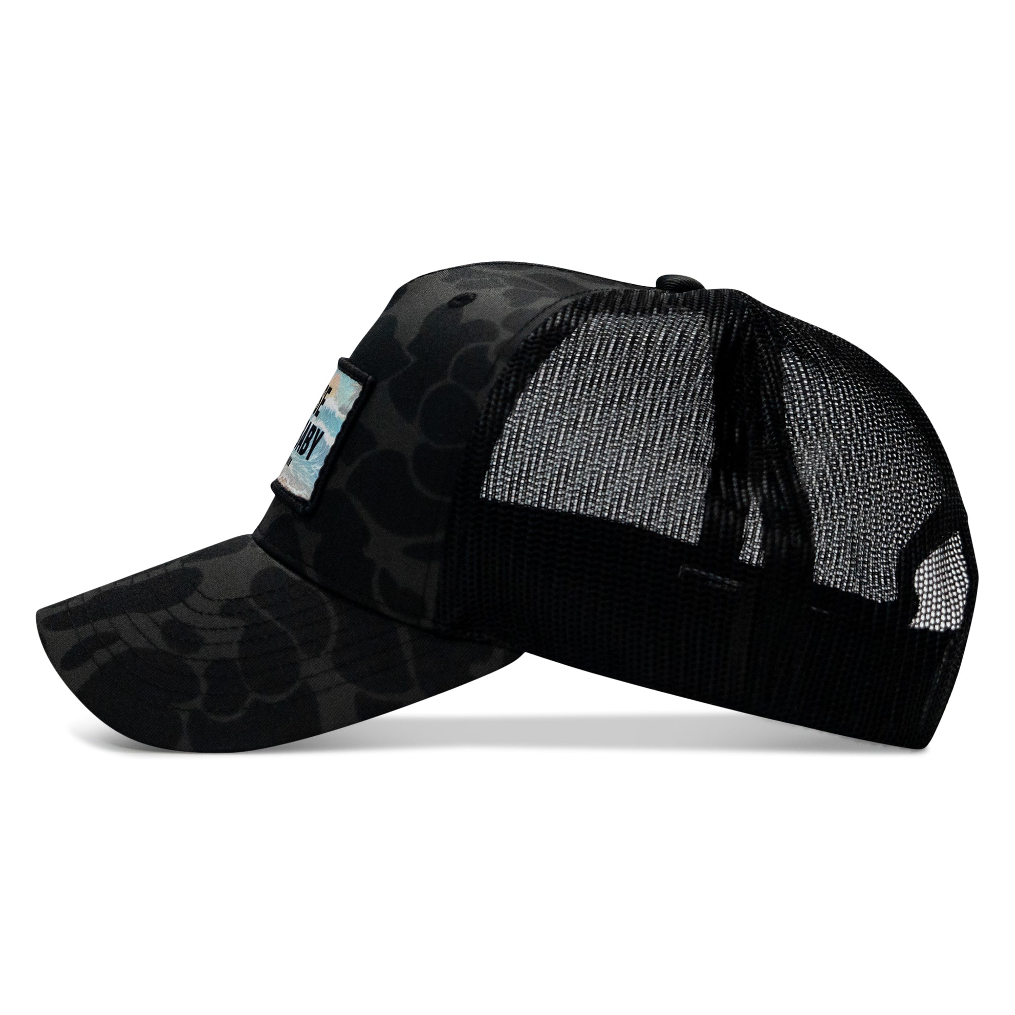 Raise Hell Baby Sunset Patch Snapback Hat