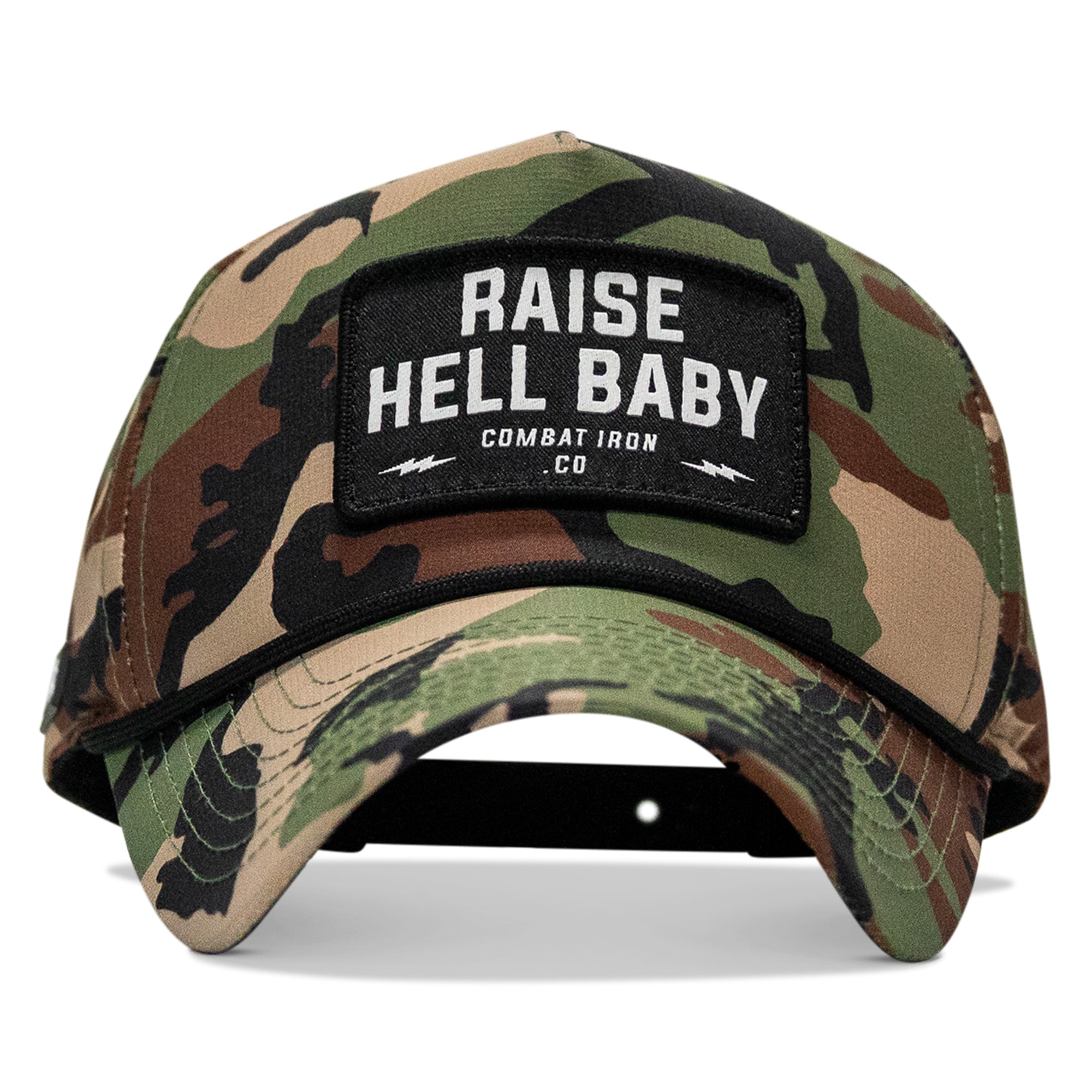 Raise Hell Baby Patch Weekender Snapback