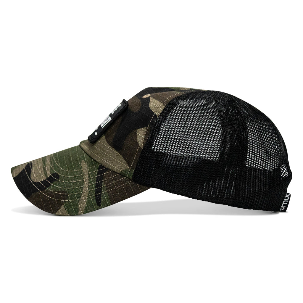 Raise Hell Baby Patch Tactical Ripstop Mesh Snapback Hat