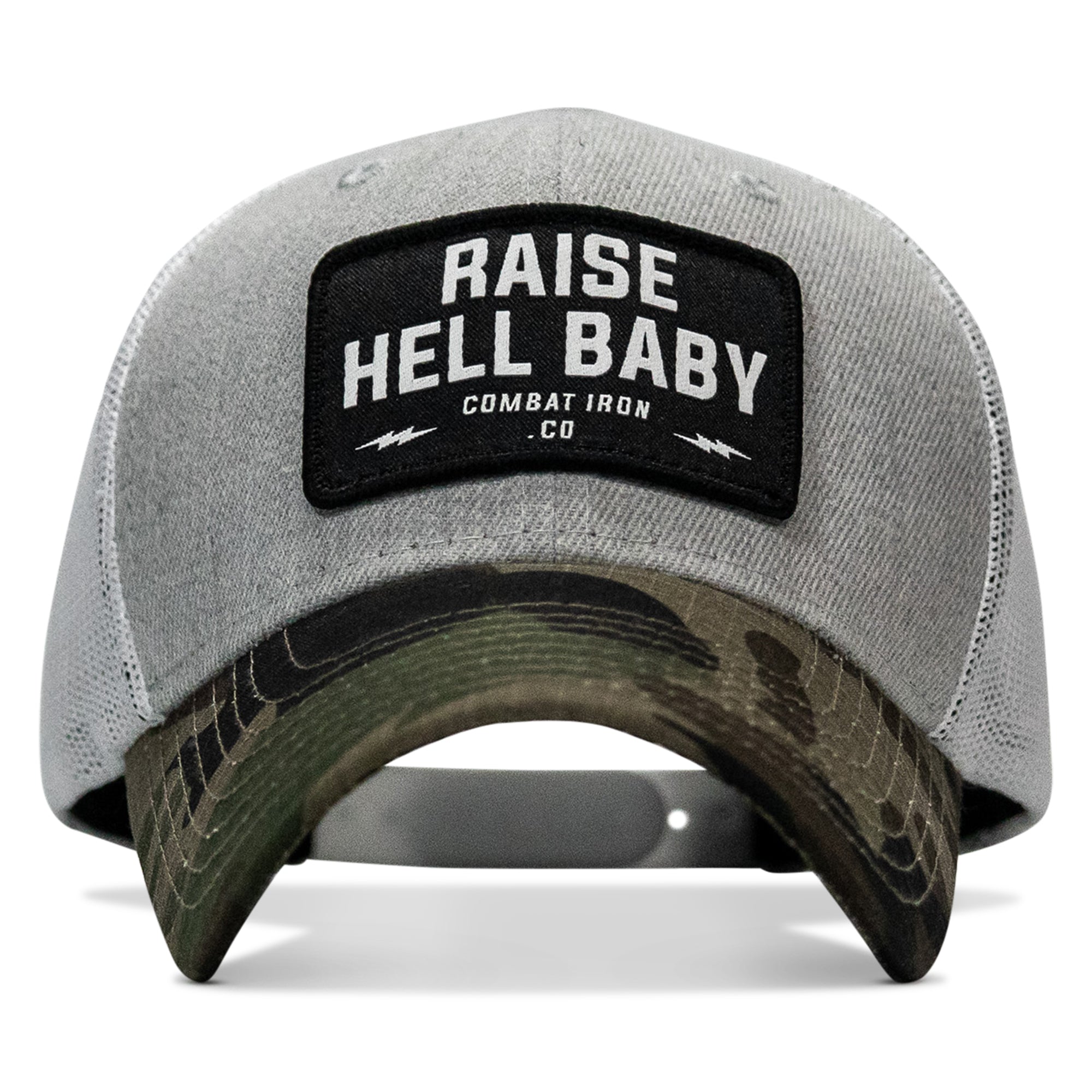 Raise Hell Baby Patch Snapback Hat