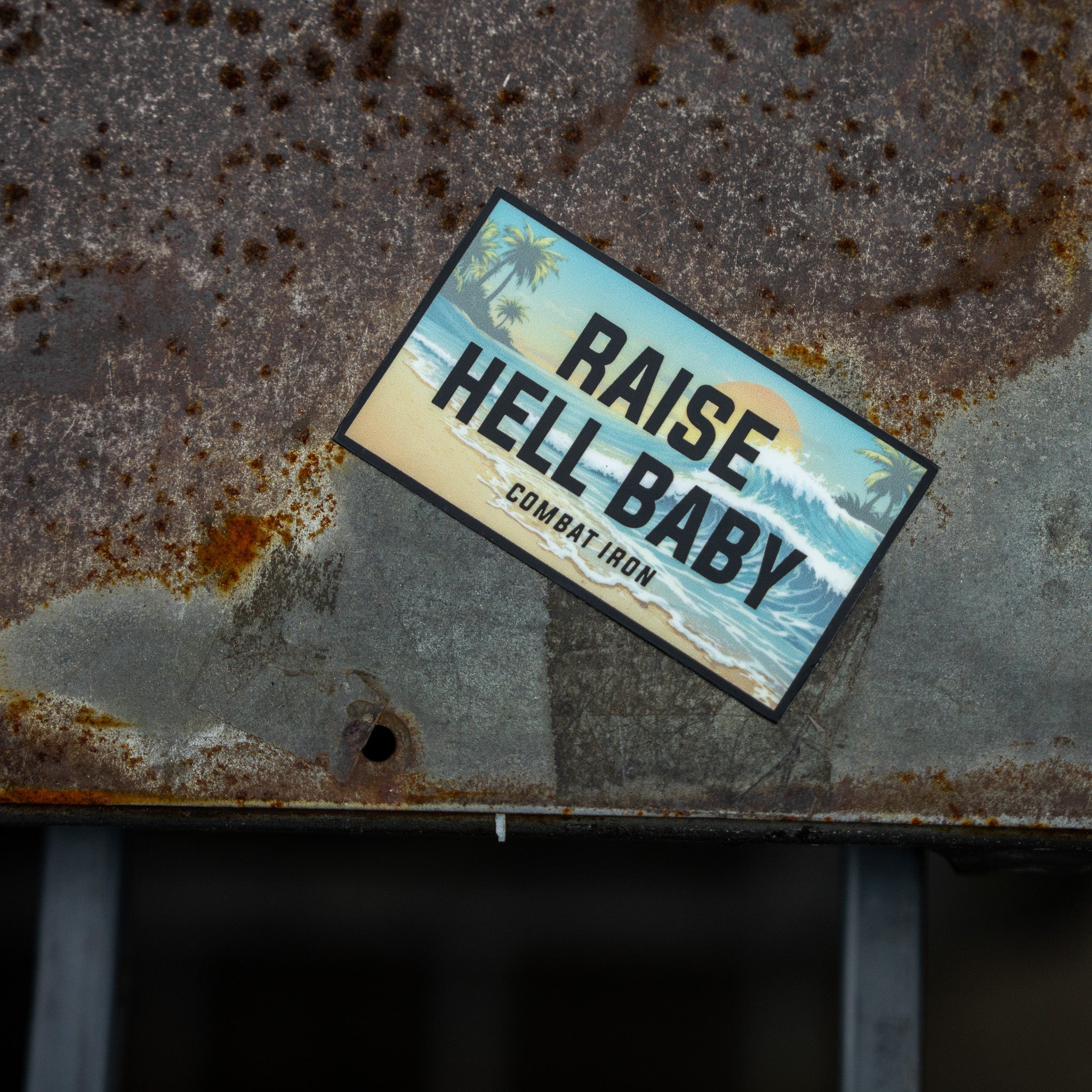 Raise Hell Baby Decal