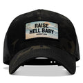 Raise Hell Baby Sunset Patch Snapback Hat