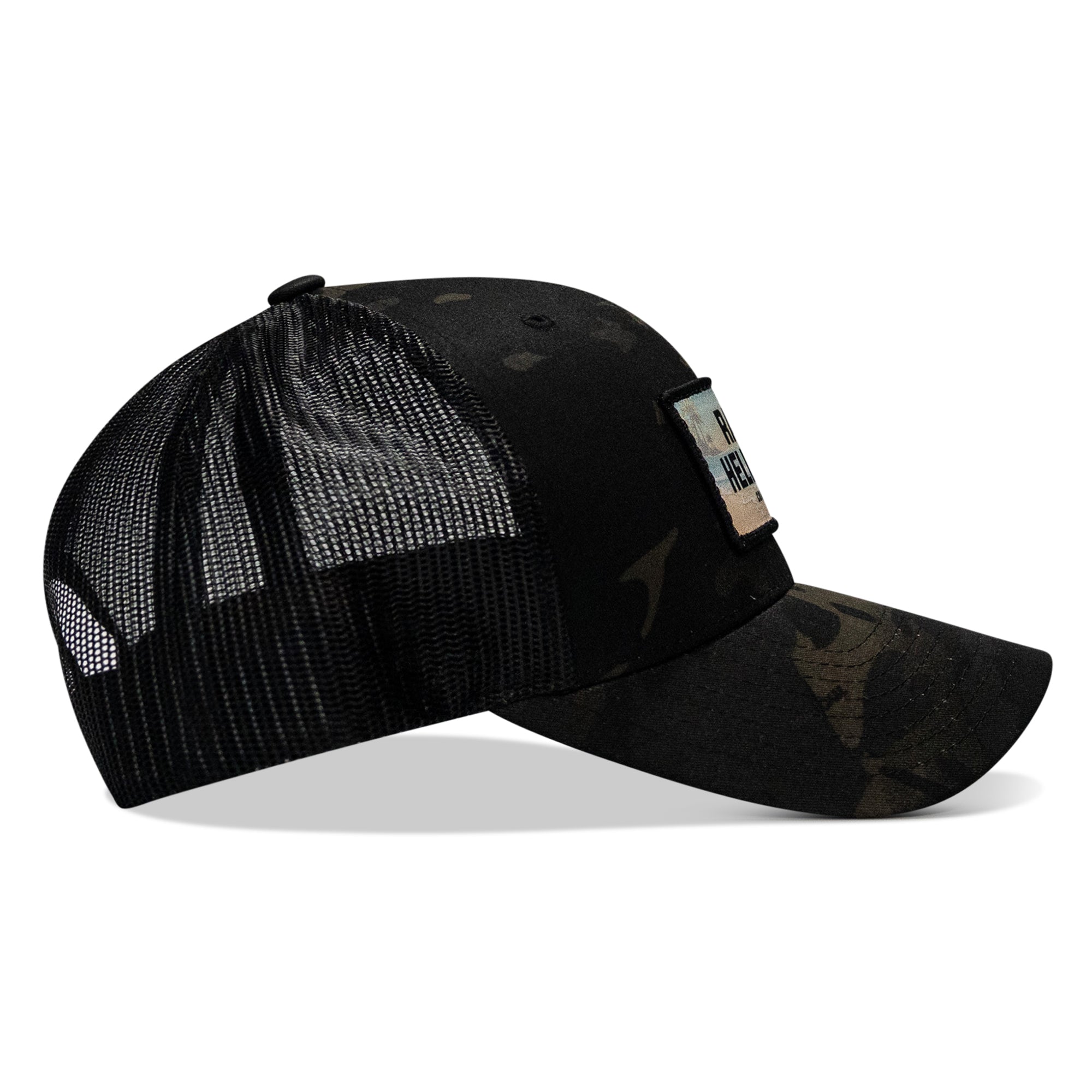 Raise Hell Baby Sunset Patch Snapback Hat