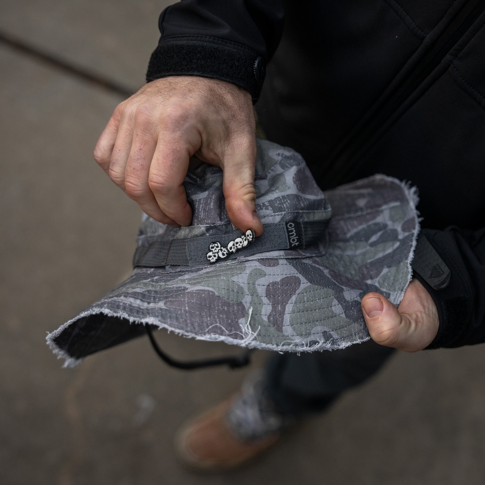 Distressed Ripstop Mid-Profile Tactical Boonie Hat