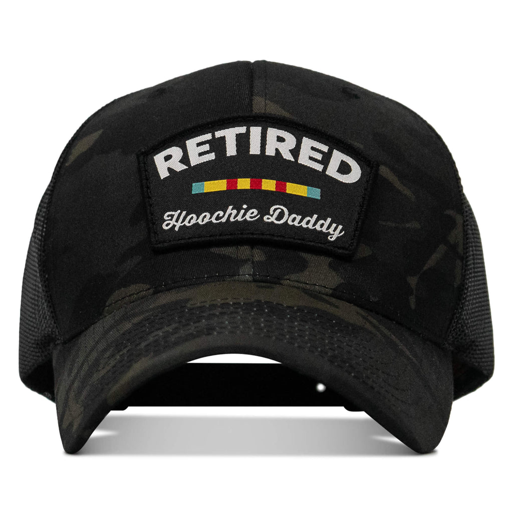 Retired Hoochie Daddy Veteran Patch Snapback Hat