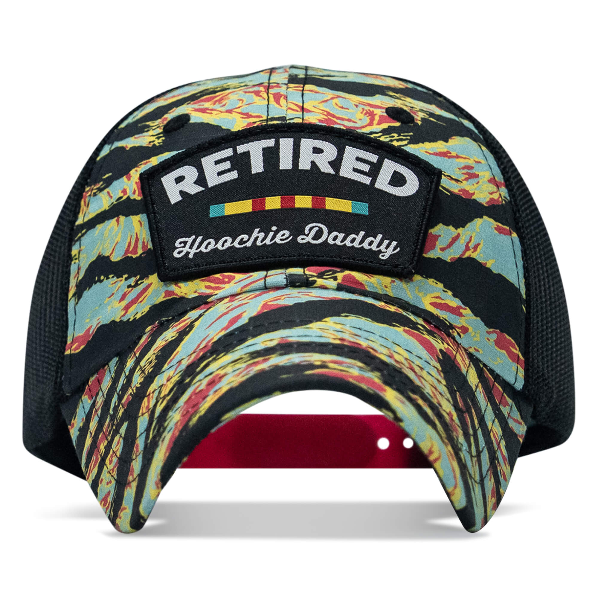 Retired Hoochie Daddy Veteran Patch Ripstop Tactical Mesh Snapback Hat