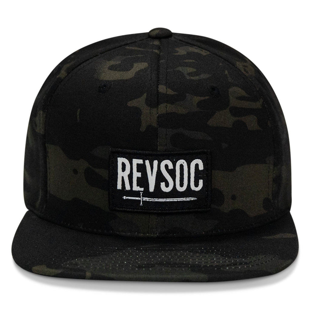REVSOC Classic Patch Flatbill Hat