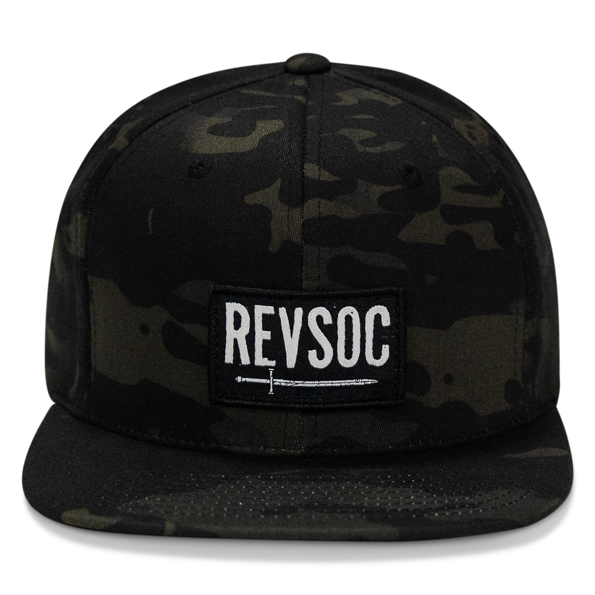 REVSOC Classic Patch Flatbill Hat